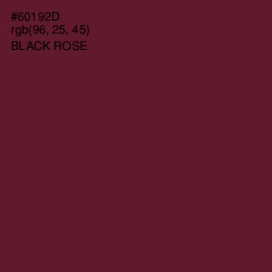 #60192D - Black Rose Color Image