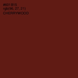 #601B15 - Cherrywood Color Image