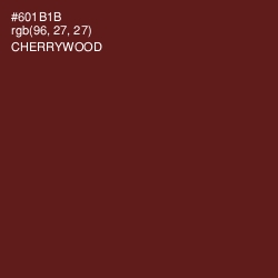 #601B1B - Cherrywood Color Image
