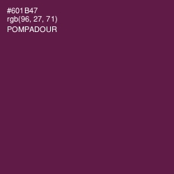 #601B47 - Pompadour Color Image