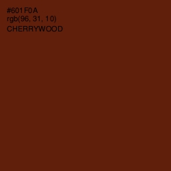 #601F0A - Cherrywood Color Image