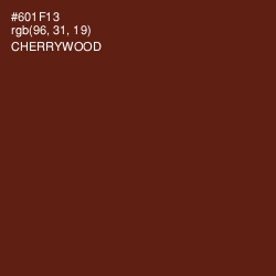 #601F13 - Cherrywood Color Image