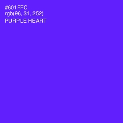 #601FFC - Purple Heart Color Image