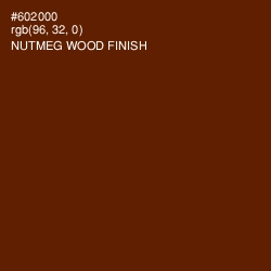 #602000 - Nutmeg Wood Finish Color Image