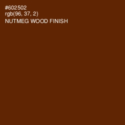 #602502 - Nutmeg Wood Finish Color Image