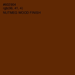 #602904 - Nutmeg Wood Finish Color Image