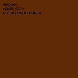 #602A04 - Nutmeg Wood Finish Color Image