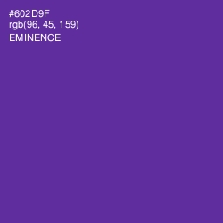 #602D9F - Eminence Color Image