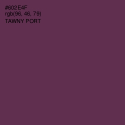 #602E4F - Tawny Port Color Image