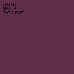 #602F49 - Tawny Port Color Image