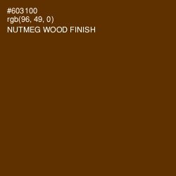 #603100 - Nutmeg Wood Finish Color Image