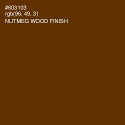 #603103 - Nutmeg Wood Finish Color Image