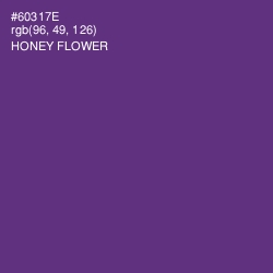 #60317E - Honey Flower Color Image