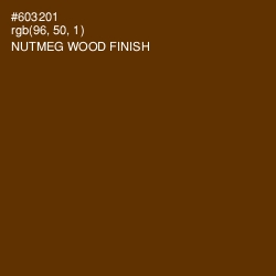 #603201 - Nutmeg Wood Finish Color Image