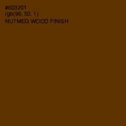 #603201 - Nutmeg Wood Finish Color Image