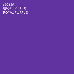 #6033A1 - Royal Purple Color Image