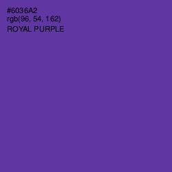 #6036A2 - Royal Purple Color Image