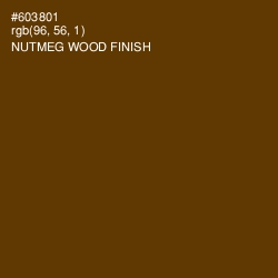 #603801 - Nutmeg Wood Finish Color Image