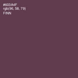 #603A4F - Finn Color Image