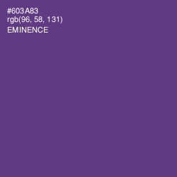 #603A83 - Eminence Color Image