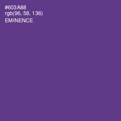 #603A88 - Eminence Color Image