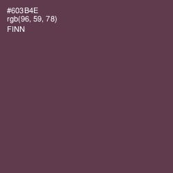 #603B4E - Finn Color Image