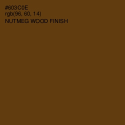 #603C0E - Nutmeg Wood Finish Color Image