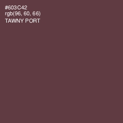 #603C42 - Tawny Port Color Image