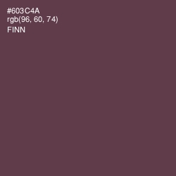 #603C4A - Finn Color Image