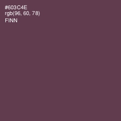 #603C4E - Finn Color Image