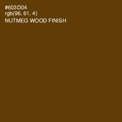 #603D04 - Nutmeg Wood Finish Color Image