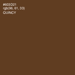 #603D21 - Quincy Color Image