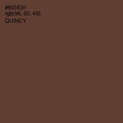 #603E31 - Quincy Color Image