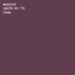 #603E4F - Finn Color Image