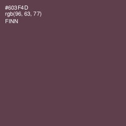 #603F4D - Finn Color Image