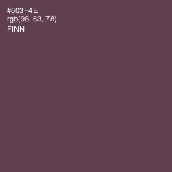 #603F4E - Finn Color Image