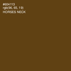 #604113 - Horses Neck Color Image