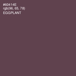 #60414E - Eggplant Color Image