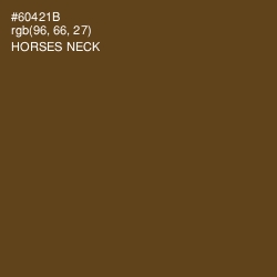 #60421B - Horses Neck Color Image