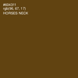 #604311 - Horses Neck Color Image