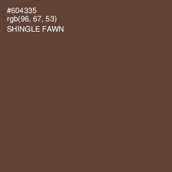 #604335 - Shingle Fawn Color Image