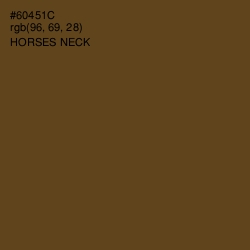 #60451C - Horses Neck Color Image