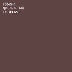 #604544 - Eggplant Color Image