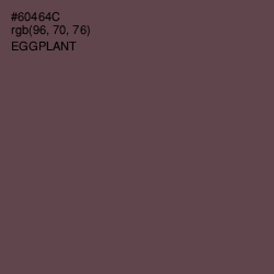 #60464C - Eggplant Color Image