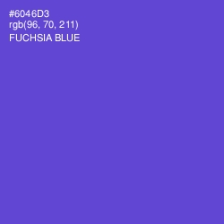 #6046D3 - Fuchsia Blue Color Image