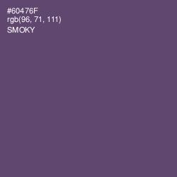 #60476F - Smoky Color Image