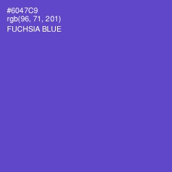 #6047C9 - Fuchsia Blue Color Image