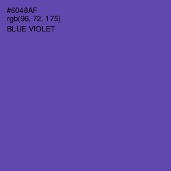 #6048AF - Blue Violet Color Image