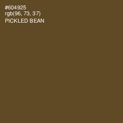 #604925 - Pickled Bean Color Image