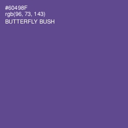 #60498F - Butterfly Bush Color Image